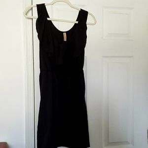 Final Touch Medium Black Ruffle Dress LBD